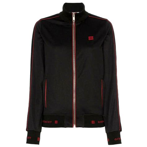 givenchy track jacket red stripe|GIVENCHY Logo.